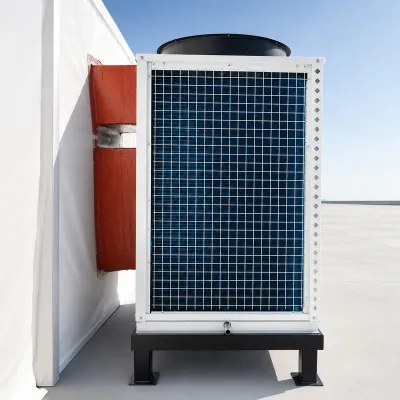 Sistem instalatie climatizare industriala 272.960 BTU, 80kW, 380V, functie incalzire si ventilatie, debit aer 17.500m3/h pentru corturi, hale, depozite 500–750m2 - imagine 10