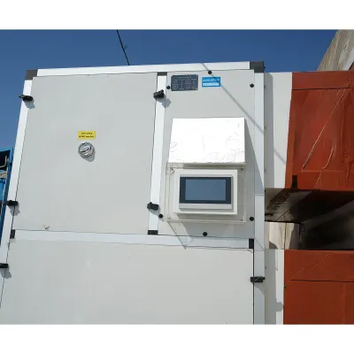 Sistem instalatie climatizare industriala 272.960 BTU, 80kW, 380V, functie incalzire si ventilatie, debit aer 17.500m3/h pentru corturi, hale, depozite 500–750m2 - imagine 7