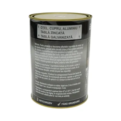 Vopsea email anticoroziva 3 in 1 portocaliu 2107 Amazone 2kg pentru metal, direct pe rugina, pe baza de apa Breckner Germany - imagine 3