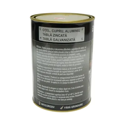 Vopsea email anticoroziva 3 in 1 rosu RAL 2002 pentru metal 2kg, direct pe rugina, pe baza de apa Breckner Germany - imagine 3