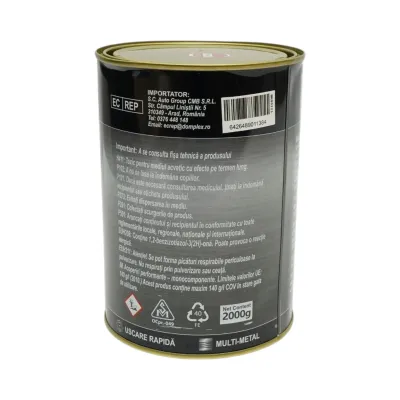 Vopsea email anticoroziva 3 in 1 rosu 250 pentru metal 2kg, direct pe rugina, pe baza de apa Breckner Germany - imagine 4
