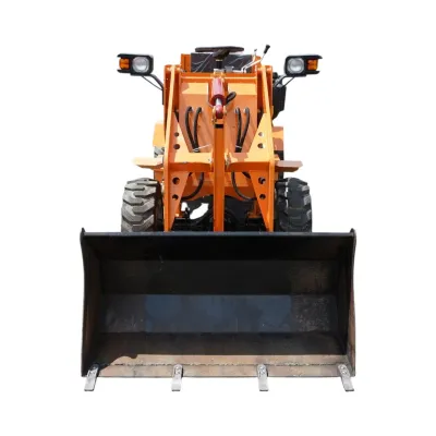 Mini incarcator frontal articulat 4x4, motor diesel 32CP, capacitate ridicare 500kg, latime cupa 1000mm Breckner Germany - imagine 3