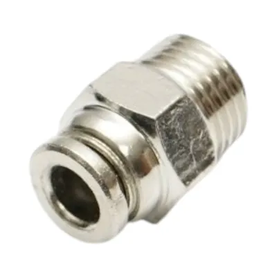 Mufa rapida dreapta metalica 6mm filet exterior 1/4 inch