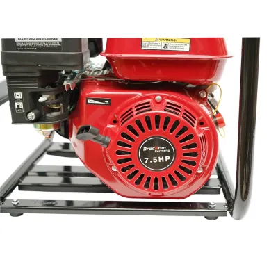 Motopompa pe benzina 7.5CP, 4T 212cc, 3 toli, debit 60m3/h, amorsare manuala, adancime aspiratie 8m, inaltime pompare 30m Breckner Germany - imagine 8