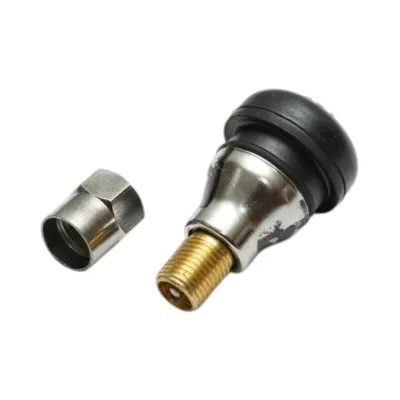 Valva roata auto tubeless 35mm premium EPDM TR412 cromata - imagine 2