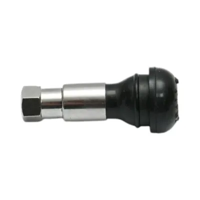 Valva roata auto tubeless 45mm premium EPDM TR413 cromata - imagine 3