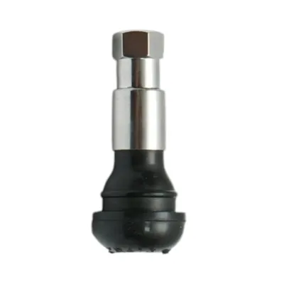 Valva roata auto tubeless 45mm premium EPDM TR413 cromata - imagine 2
