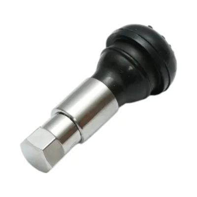 Valva roata auto tubeless 45mm premium EPDM TR413 cromata - imagine 4