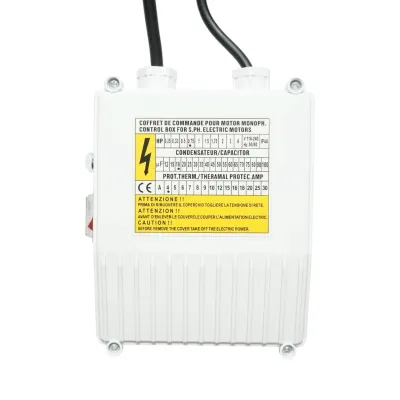 Pompa apa submersibila inox 1.5kW, 220V, D100mm, debit 5 m3/h, inaltime refulare 60m, 9 turbine ceramice, racire pe ulei, panou de control K90QJD2-60/9-1.5 Breckner Germany - imagine 9