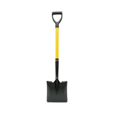 Lopata otel dreapta 235x275x1020mm, coada din fibra de sticla cu maner D Crownman - imagine 5