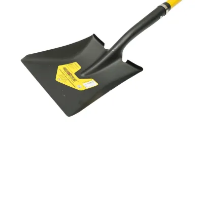 Lopata otel dreapta 235x275x1020mm, coada din fibra de sticla cu maner D Crownman - imagine 7
