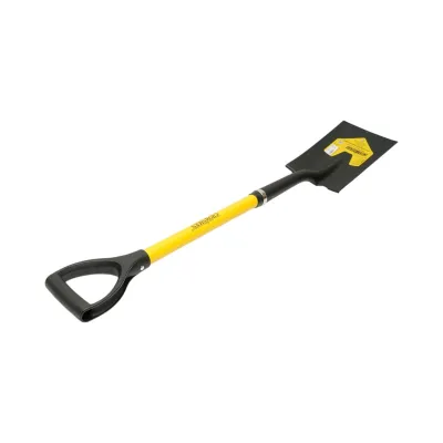 Lopata otel dreapta 175x285x1020mm, coada din fibra de sticla cu maner D Crownman - imagine 6