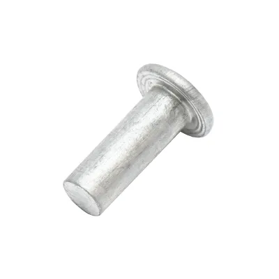 Nit aluminiu solid 4x8mm, diametru cap 15mm - imagine 2