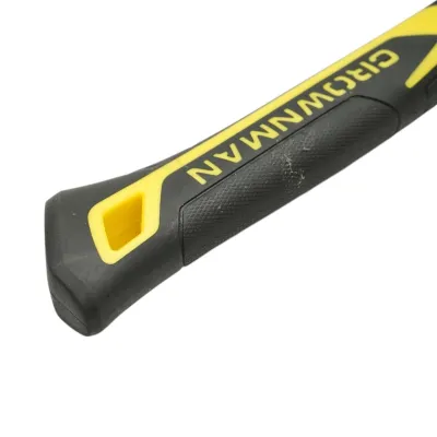 Topor profesional 800g cu lama din otel forjat, coada din fibra de sticla si maner antiderapant TPR Crownman - imagine 6