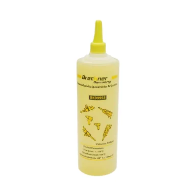 Ulei special cu vascozitate medie pentru scule pneumatice cu impact galben 500ml Breckner Germany
