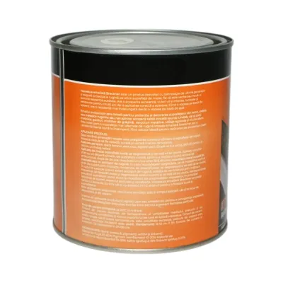 Vopsea email anticoroziva 3 in 1 alb glacier 369 pe baza de solvent 1L, direct pe rugina, interior si exterior Breckner Germany - imagine 2