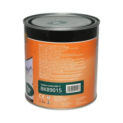 Vopsea email anticoroziva 3 in 1 verde 560 pe baza de solvent 1L, direct pe rugina, interior si exterior Breckner Germany - imagine 3