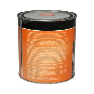 Vopsea email anticoroziva 3 in 1 portocaliu 2004 pe baza de solvent 1L, direct pe rugina, interior si exterior Breckner Germany - imagine 2