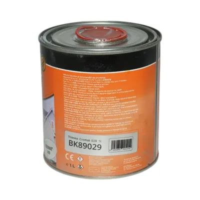Vopsea email anticoroziva 3 in 1 crom metalizat 029 pe baza de solvent 1L, direct pe rugina, interior si exterior Breckner Germany - imagine 3