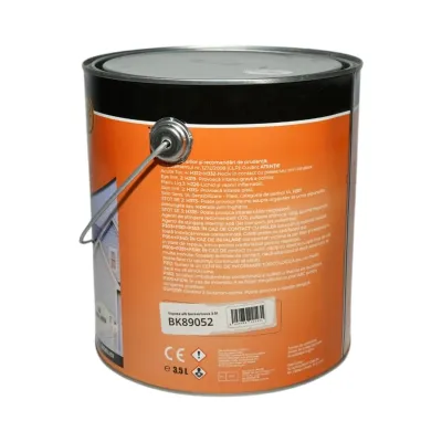 Vopsea email anticoroziva 3 in 1 alb boreal nova pe baza de solvent 3.5L, direct pe rugina, interior si exterior Breckner Germany - imagine 3