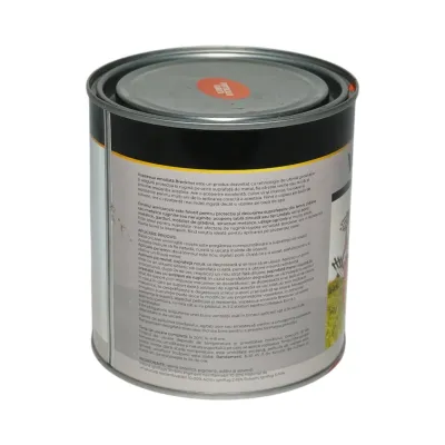 Vopsea email anticoroziva 3 in 1 portocaliu Kubota 1K pe baza de solvent 1L, direct pe rugina, interior si exterior Breckner Germany - imagine 2