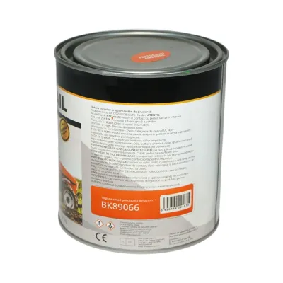 Vopsea email anticoroziva 3 in 1 portocaliu Amazone 1K pe baza de solvent 1L, direct pe rugina, interior si exterior Breckner Germany - imagine 3