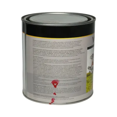 Vopsea email anticoroziva 3 in 1 rosu Welger 1K pe baza de solvent 1L, direct pe rugina, interior si exterior Breckner Germany - imagine 2