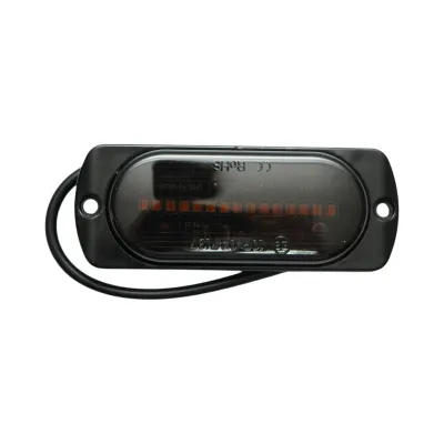 Lampa laterala LED 9-80V, galben fumuriu, 15 LED-uri 100x38x12mm Breckner Germany