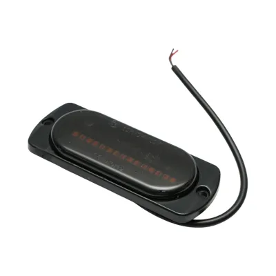 Lampa laterala LED 9-80V, galben fumuriu, 15 LED-uri 100x38x12mm Breckner Germany - imagine 5