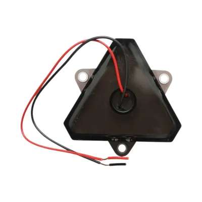 Lampa laterala LED triunghiulara 12-24V, galben fumuriu, 18 LED-uri 68x60mm Breckner Germany - imagine 4