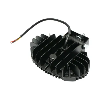Proiector oval LED cu DRL 17W, 9-36V, 47 LED-uri, alb-galben, carcasa aluminiu 141x106x38mm IP67 Breckner Germany - imagine 6