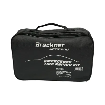 Kit reparatie pana anvelope cu compresor aer 12V si solutie etansare 450ml Breckner Germany - imagine 6