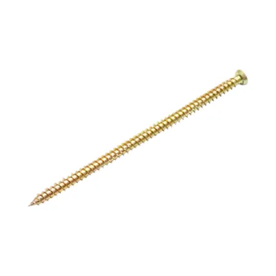 Surub montaj usi-ferestre 7.5x152mm, torx TX30, otel zincat galben 100 buc/cutie - imagine 2