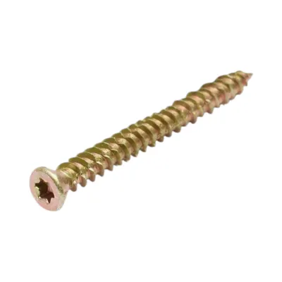 Surub montaj usi-ferestre 7.5x72mm, torx TX30, otel zincat galben 100 buc/cutie - imagine 4