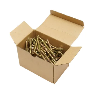 Surub montaj usi-ferestre 7.5x72mm, torx TX30, otel zincat galben 100 buc/cutie - imagine 5