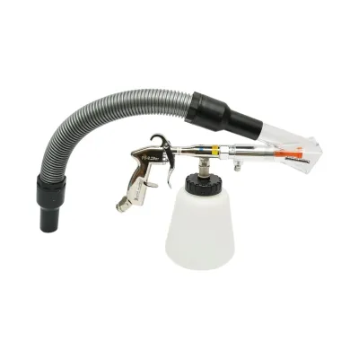 Pistol pneumatic curatare tapiterie interior Tornador profesional cu adaptor vacuum 1L Breckner Germany - imagine 3