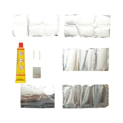 Set 24 petice vulcanizare anvelope si camere de aer 24x35mm, 25mm, 32x50mm + 1 tub adeziv 20ml - imagine 4