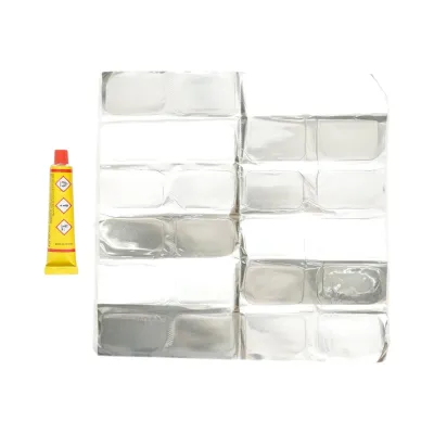 Set 24 petice dreptunghiulare vulcanizare anvelope si camere de aer 32x50mm + 1 tub adeziv 20ml - imagine 5
