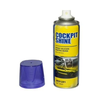Spray silicon bord antistatic new car 200ml Breckner Germany - imagine 2