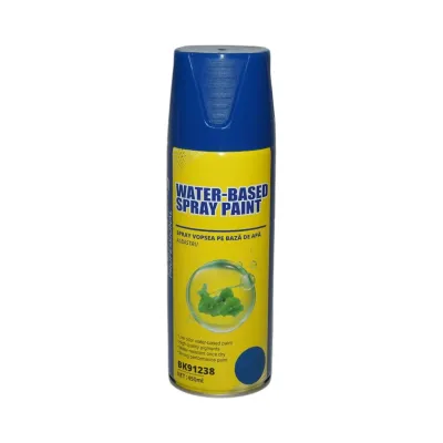 Spray vopsea albastru pe baza de apa 450ml Breckner Germany