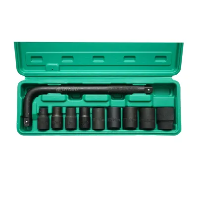 Trusa chei tubulare 10-24mm cu prelungitor tip L 250mm, patrat 1/2 inch Cr-Mo 10 piese Breckner Germany - imagine 3