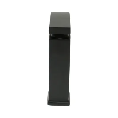 Baterie lavoar tip cascada negru mat, monocomanda, furtunuri incluse Breckner Germany - imagine 6