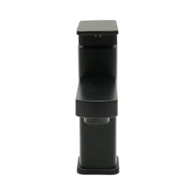 Baterie lavoar patrata negru mat, monocomanda, furtunuri incluse Breckner Germany - imagine 5