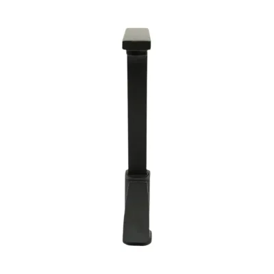 Baterie chiuveta bucatarie negru mat cu pipa inalta patrata, monocomanda, furtunuri incluse Breckner Germany - imagine 5