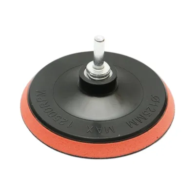 Suport disc slefuire 125mm Velcro, adaptor M14 pentru polizor unghiular si bormasina Breckner Germany - imagine 4