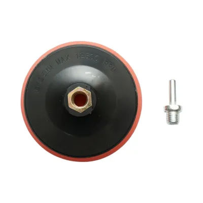 Suport disc slefuire 125mm Velcro, adaptor M14 pentru polizor unghiular si bormasina Breckner Germany - imagine 2