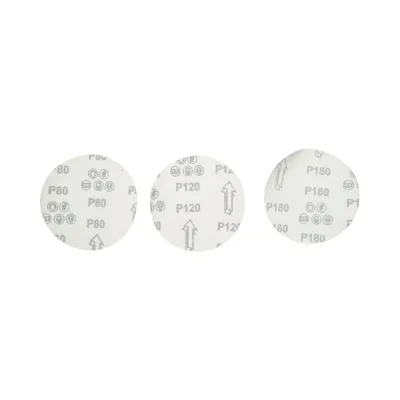 Set slefuire si polisare 125mm Velcro, bureti polisare, pad lana, pad abraziv, discuri abrazive P80, P120, P180, adaptor M14 pentru polizor unghiular si bormasina 9 piese Breckner Germany - imagine 8