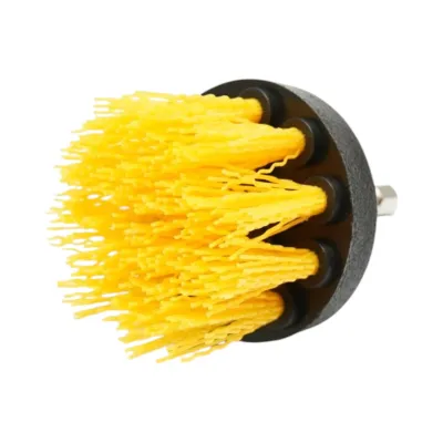 Set 3 perii rotative pentru curatare cu bormasina 50mm, 90mm, 100mm, prindere 1/4 inch Breckner Germany - imagine 12