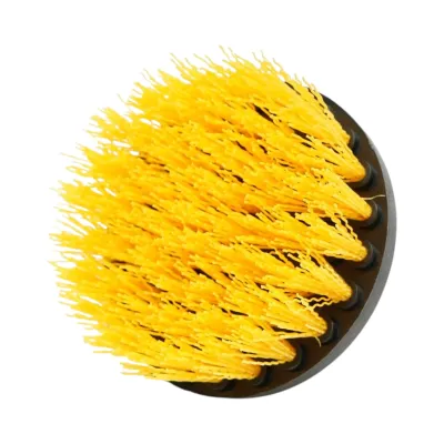 Set 4 perii rotative pentru curatare cu bormasina 50mm, 90mm, 100mm, 125mm, prindere 1/4 inch Breckner Germany - imagine 10