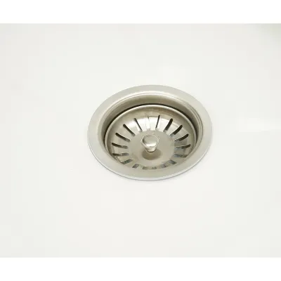 Chiuveta bucatarie multifunctionala din otel inoxidabil alb mat PVD cu doua baterii, afisaj digital temperatura, doua cascade, dozator detergent, spalator pahare, scurgator, tava, tocator si accesorii incluse 75x46x22cm - imagine 13